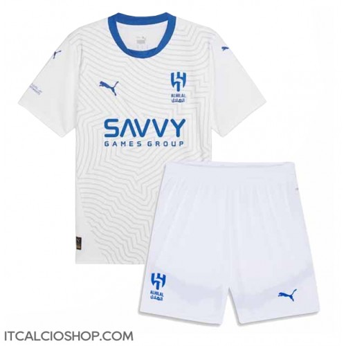 Al-Hilal Seconda Maglia Bambino 2024-25 Manica Corta (+ Pantaloni corti)